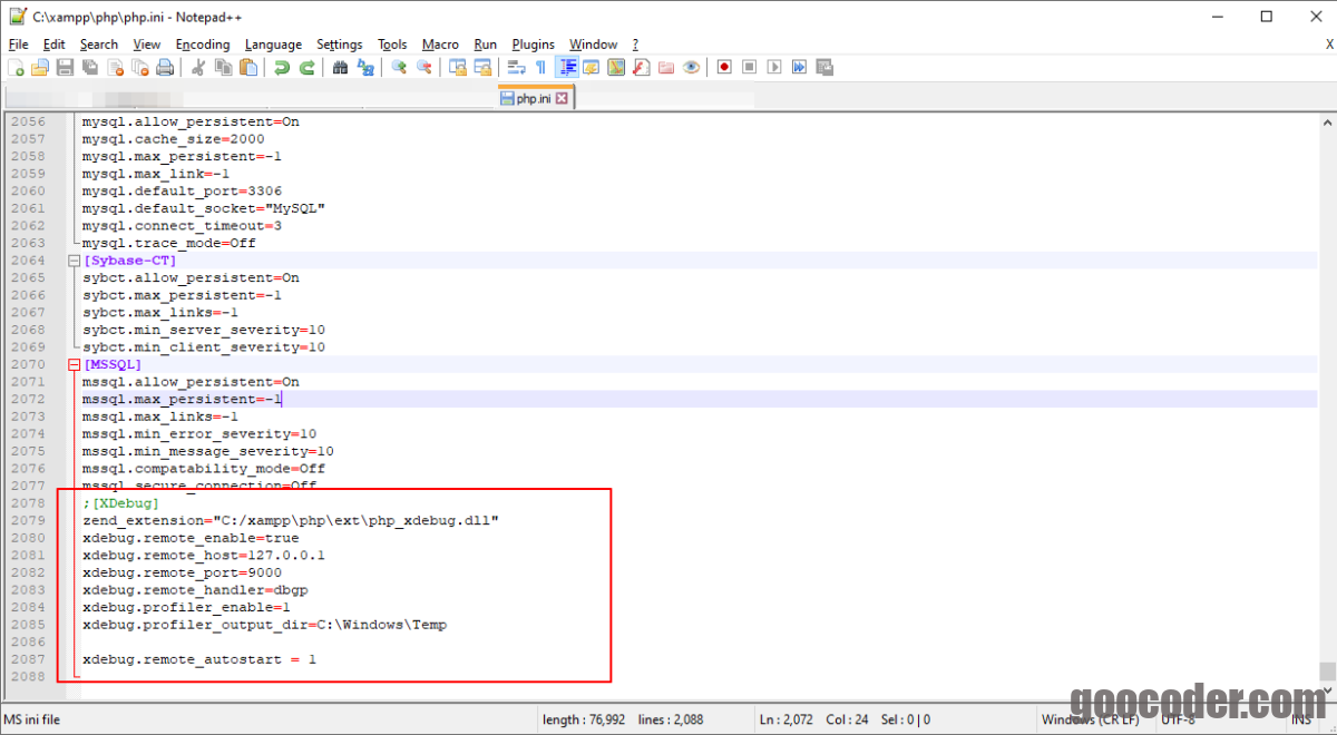 Installing XDEBUG For On XAMPP PHP 5 6 In Windows GooCoder Installing xdebug for on xampp php 5 6 in windows goocoder